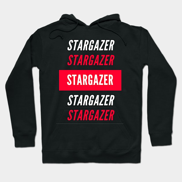 Simple Stargazer Design Hoodie by 46 DifferentDesign